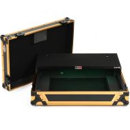 ProX XS-DDJ1000-WLT-FGLD-LED Flight Case for Pioneer DJ Controllers - Gold Black