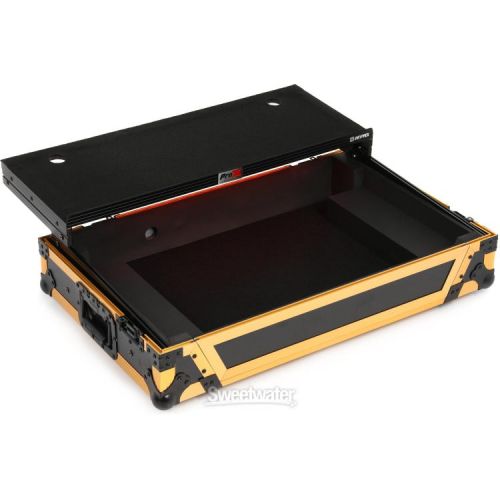 프로 ProX XS-DDJ1000-WLT-FGLD-LED Flight Case for Pioneer DJ Controllers - Gold Black