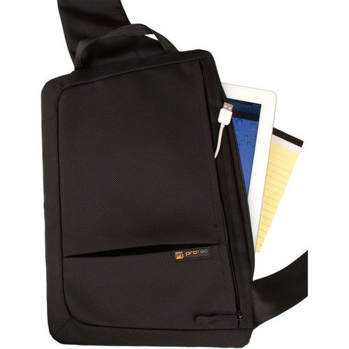 프로 PRO TEC ZIP Sling for iPad/Tablet/Thin Notebook (Black)