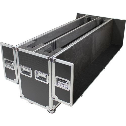 프로 ProX XS-LCD5570WX2 Flight Case with Casters for Two 55 to 70