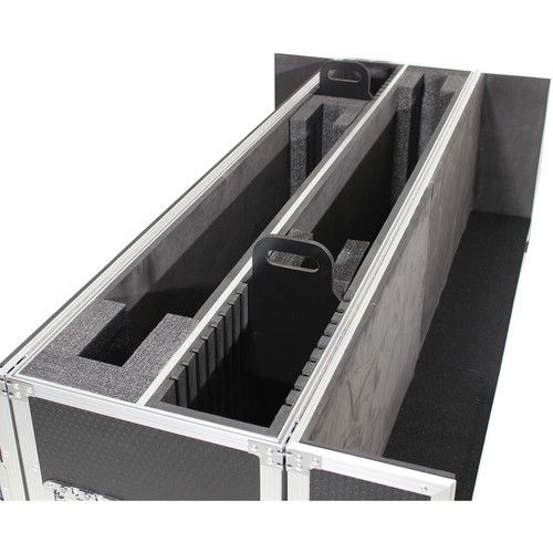 프로 ProX XS-LCD5570WX2 Flight Case with Casters for Two 55 to 70