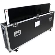 ProX Single Flat Panel Monitor Case with Low Profile Wheels for LED TV (55 to 70