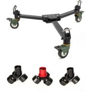 Proaim Agile Heavy-Duty Floor & Track Studio Dolly for Spiked Tripods