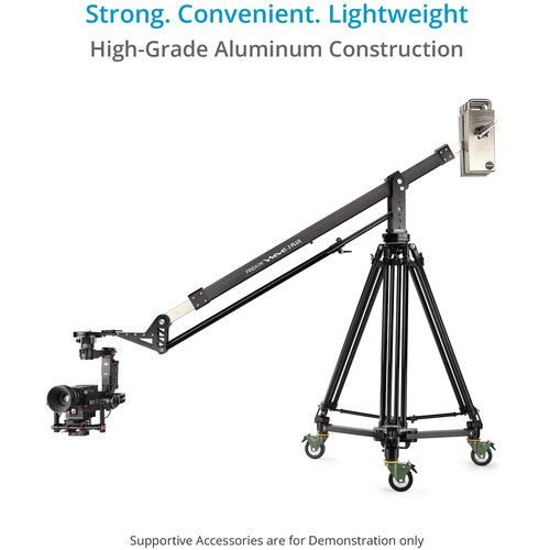 프로 Proaim Agile Heavy-Duty Floor & Track Studio Dolly for Spiked Tripods