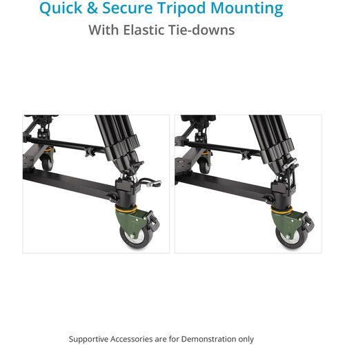 프로 Proaim Agile Heavy-Duty Floor & Track Studio Dolly for Spiked Tripods