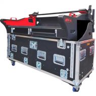 ProX ZCASE Hydraulic Lift Case for Avid Venue S6L-32D with 2 RU Detachable Rack, Laptop Arm, Tray