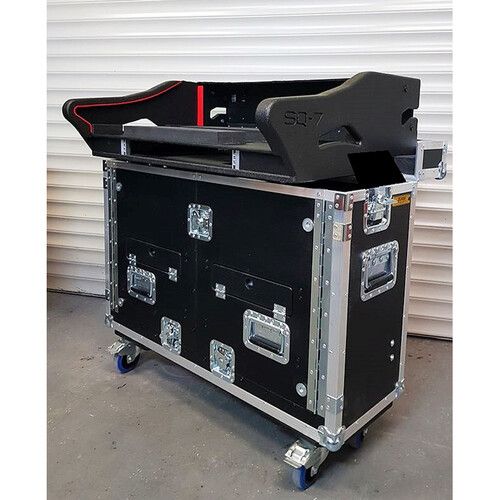 프로 ProX Flip-Ready Easy Retracting Hydraulic Lift Case for Avid Venue A&H SQ 7 Console