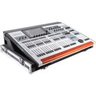 ProX Flight Case with Doghouse and Wheels for Behringer WING Live Mixing Console (Silver on Black)