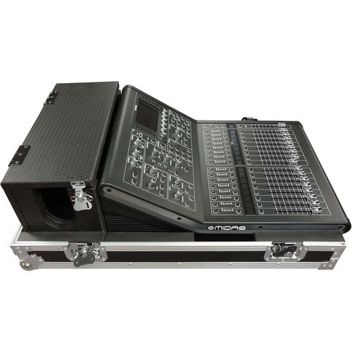 프로 ProX Flight Case for Midas M32R Mixer with Doghouse and Wheels