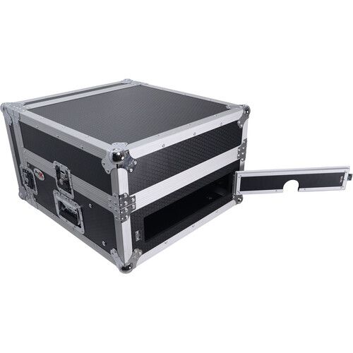 프로 ProX Mixer DJ Combo Flight Case with Laptop Shelf (Black)