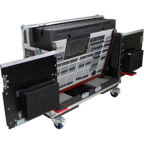 프로 ProX ZCase Flip-Ready Easy Retracting Hydraulic Lift Case for Behringer Wing Console