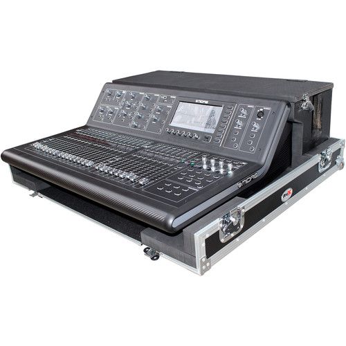 프로 ProX Flight Case for Midas M32 Mixer with Doghouse and Wheels