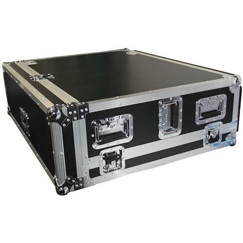 프로 ProX Flight Case with Doghouse and Wheels for Yamaha CL5 Mixer (Silver on Black)