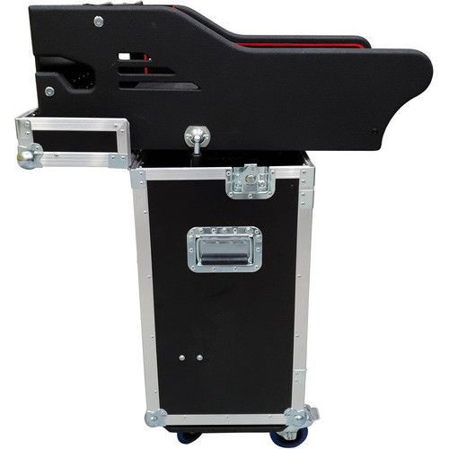 프로 ProX Hydraulic Lift Case for Midas M32R with 1 RU Under Console (Silver on Black)