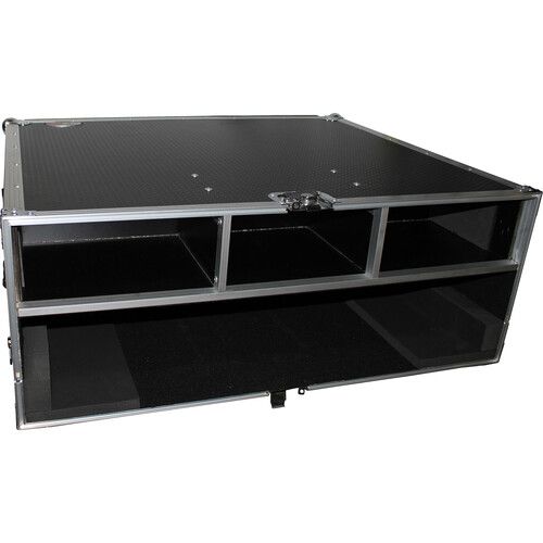 프로 ProX Flight Case for Yamaha QL5 Digital Mixing Console with Doghouse and Wheels