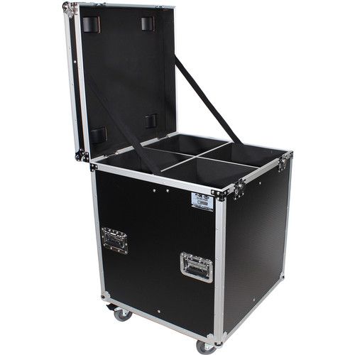 프로 ProX Road Case for up to 4 ETC Source Four Par and Ellipsoidal Fixtures (Black)