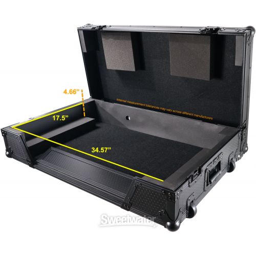 프로 ProX XS-XDJXZ WBL ATA Flight Case for Pioneer DJ XDJ-XZ DJ System - Black on Black