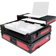 ProX XS-DDJSR2-LT-RB-LED Flight Case for Pioneer DJ Controllers - Black on Red