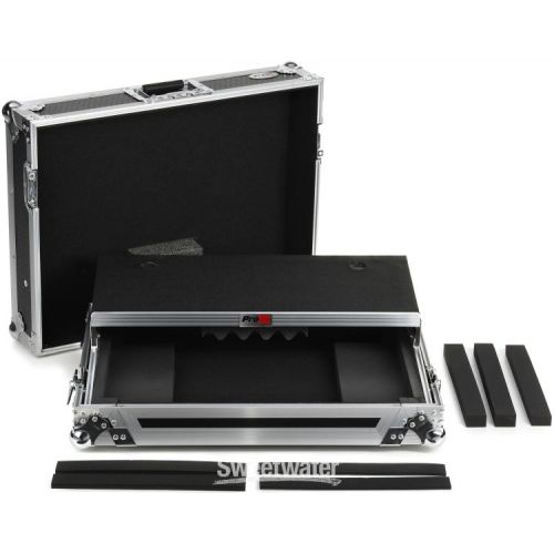 프로 ProX XS-UXLT MK2 Universal Flight Case for DJ Controllers with Sliding Laptop Shelf