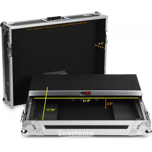 프로 ProX XS-UXLT MK2 Universal Flight Case for DJ Controllers with Sliding Laptop Shelf