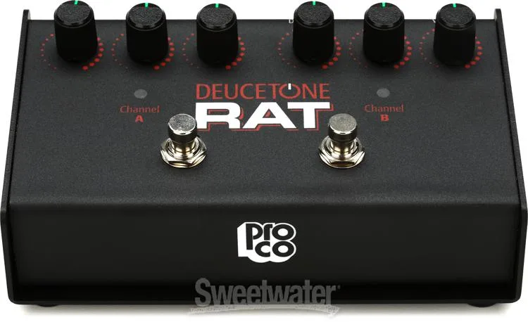 프로 Pro Co Deucetone RAT Dual Distortion / Fuzz / Overdrive Pedal