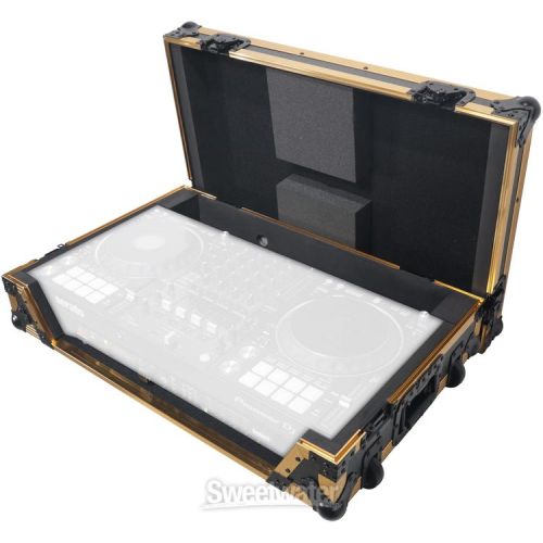 프로 ProX XS-DDJ1000WFGLD Flight Case for Pioneer DJ Controllers - Gold Black