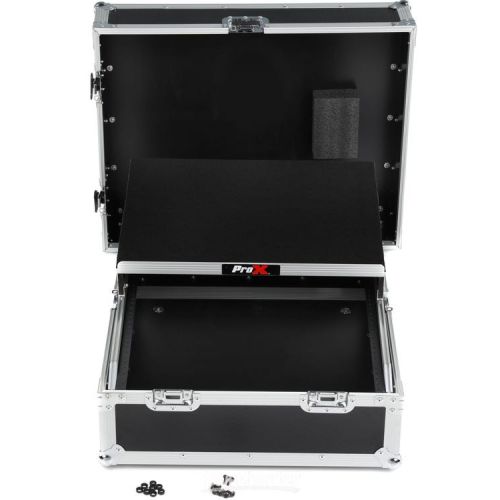 프로 ProX Universal 13U Rackmount Mixer Case with Laptop Shelf