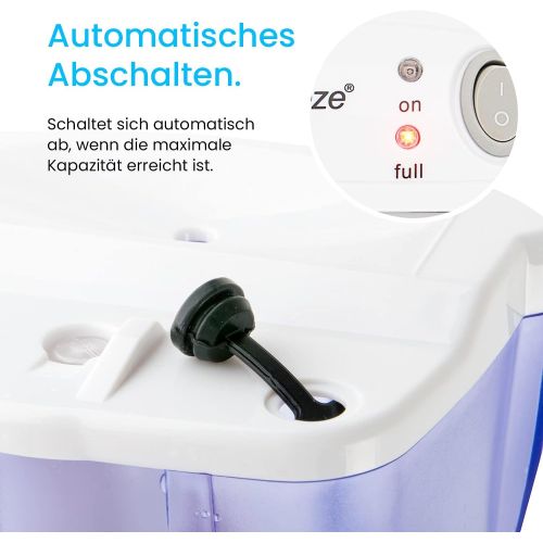 프로 Pro Breeze 500ml kompakter und tragbarer Mini Luftentfeuchter gegen Feuchtigkeit, Schmutz und Schimmel zu Hause, in der Kueche, im Schlafzimmer, Wohnwagen, Buero und Garage