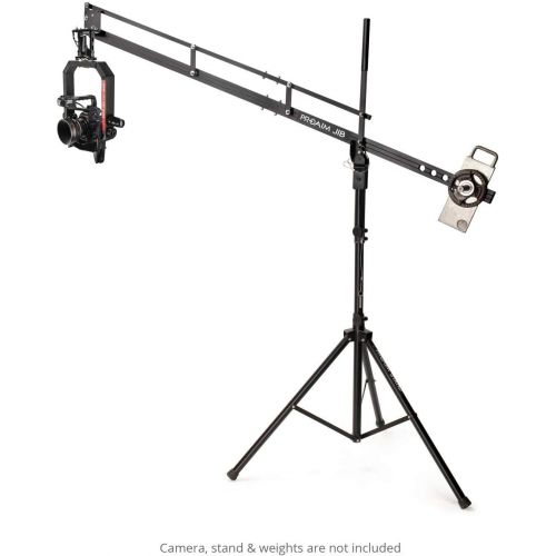 프로 PROAIM 9ft Jib Arm + PROAIM Gold Camera Pan Tilt Head with 12V Joystick Control for DSLR Video Camera up to 8kg/17.6lb Adapts Fluid Camera Head, Pan Tilt, DJI Ronin Gimbals (P-9-PT