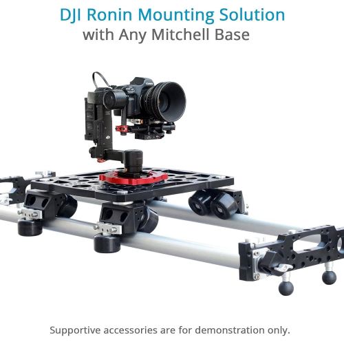 프로 PROAIM High-Grade Mitchell Ronin Mount for M/MX Includes Collar and Castle Nut Aluminium Quick Release Plate with Wide Range of Mounting and Quick Swapping Option (RN-188-00)