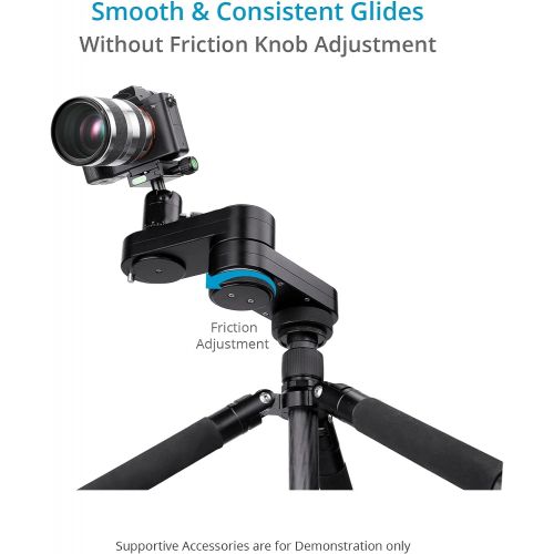 프로 PROAIM Sway Extendable Video Camera Slider Covers Up to 4× Linear Motions on Tripod Portable CNC Aluminum Slider Rail Track Dolly for DSLR Video GoPro/Smartphone (SL-051-00)