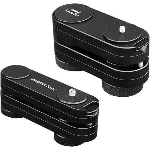 프로 PROAIM Sway Extendable Video Camera Slider Covers Up to 4× Linear Motions on Tripod Portable CNC Aluminum Slider Rail Track Dolly for DSLR Video GoPro/Smartphone (SL-051-00)