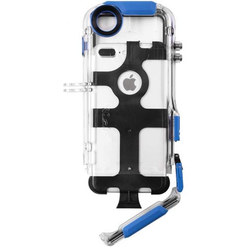 프로 ProShot Touch - Waterproof Case Compatible with iPhone 8 Plus,7 Plus, and 6 Plus, Compatible with All GoPro Mounts. Perfect Diving Case for Swimming Snorkel (12-Month Protection Pl