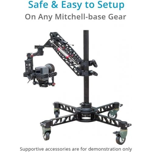 프로 Proaim Scaffold Pole with Mitchell Mount Designed for Vibration Isolator Arms & 3-Axis Camera Gimbals(VI-252-01)