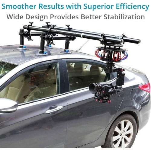 프로 PROAIM Nova Vibration Isolator Car/Vehicle Wire Mount for 3-Axis Camera Gimbals, Customizable Cable System, Payload 5-50kg/11-110lb Adapts Mitchell & 3/8” Gear