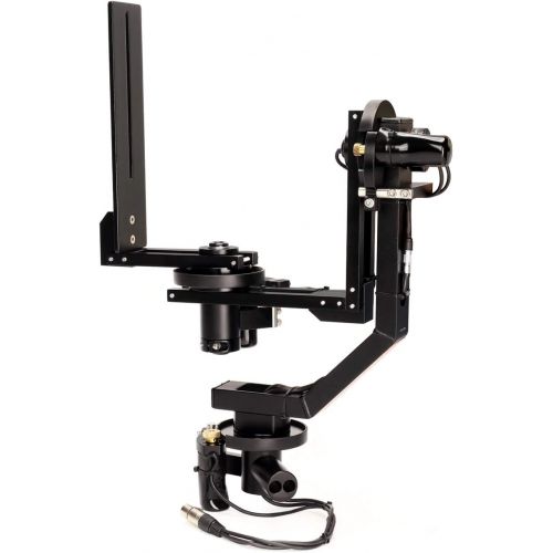 프로 PROAIM Spin-3 (3-Axis) Motorized Dutch Roll 360° Pan Tilt Head for Video DSLR Cinema Camera Camcorders up to 15kg/33lb with Joystick Control System for Jib Crane Tripod + Storage B