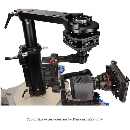 프로 PROAIM Mitchell Male Mount & Castle Nut for Vibration Isolator - Attaches Isolator System to Camera Tripod, Crane & Dolly with Mitchell Base Attaches 3-Axis Gimbal to Vibration Iso