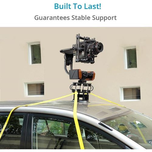 프로 PROAIM Solo 8 Suction Camera Vibration Isolator Car/Vehicle Wire Mount for 3-Axis Camera Gimbals Customizable Cable System with Gripper, Payload 5-20kg/11-44lb (VI-Solo-8)