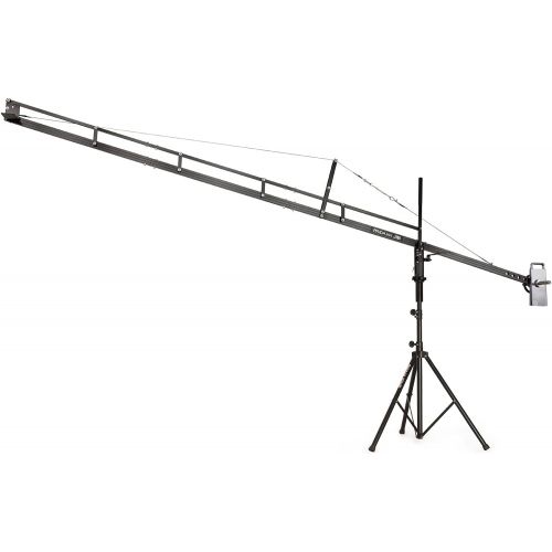 프로 PROAIM 14ft Crane Jib Arm for DSLR Video Camera up to 8kg/17.6lb Adapts Fluid Camera Head, Pan Tilt, 3-Axis Gimbals for Tripod with 1.25” Pipe/Mast for Studio Film TV Productions +