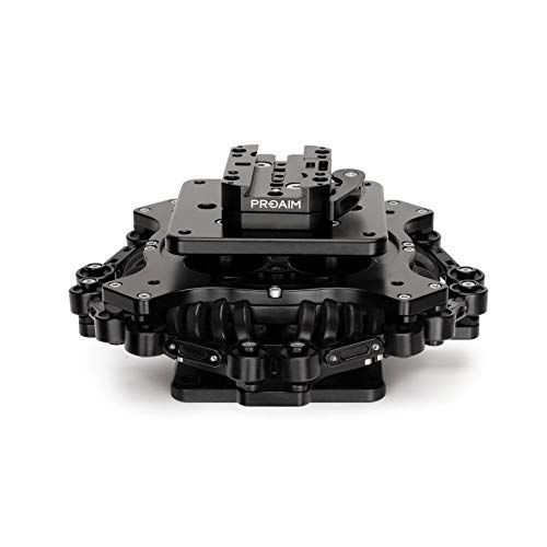 프로 Proaim Pro Advanced Camera Vibration Isolator for 3-Axis, Movi Gimbals + Mounting Plate Custom Polymers, Flexible Design Takes Payload: 5-15kg/11-33lb for Proaim Airwave Arm (VI-PP