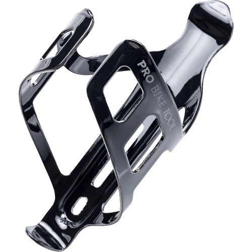 프로 PRO BIKE TOOL Bike Water Bottle Holder - Black or White Gloss or Matte Black, Secure Retention System, Lightweight and Strong Bicycle Bottle Cage, Great for Road and Mountain Bikes