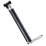 PRO BIKE TOOL Mini Floor Bicycle Pump - Super Fast Tire Inflation - Secure Presta and Schrader Valve Connection - High Pressure Bicycle Pump with Stabilizing Foot Peg for Road and