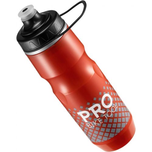 프로 PRO BIKE TOOL Insulated Bike Water Bottle + Bicycle Water Bottle Bundle - for Road or Mountain Bikes