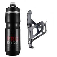 PRO BIKE TOOL Insulated Bike Water Bottle + Bicycle Water Bottle Bundle - for Road or Mountain Bikes