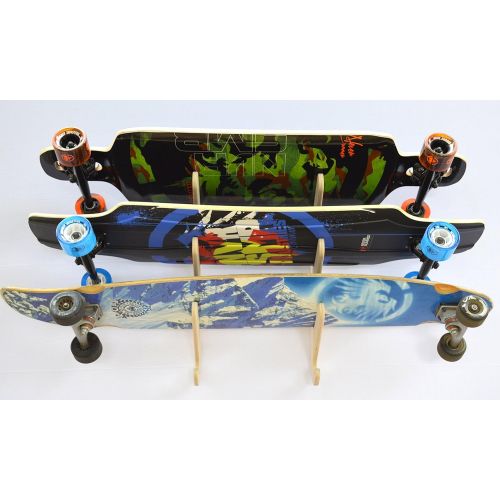 프로 Pro Board Racks The Annex Skateboard & Longboard Rack (Holds 3)