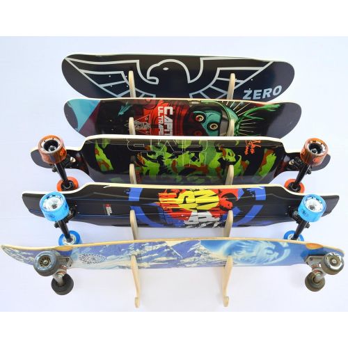 프로 Pro Board Racks The Annex Skateboard & Longboard Rack (Holds 5)