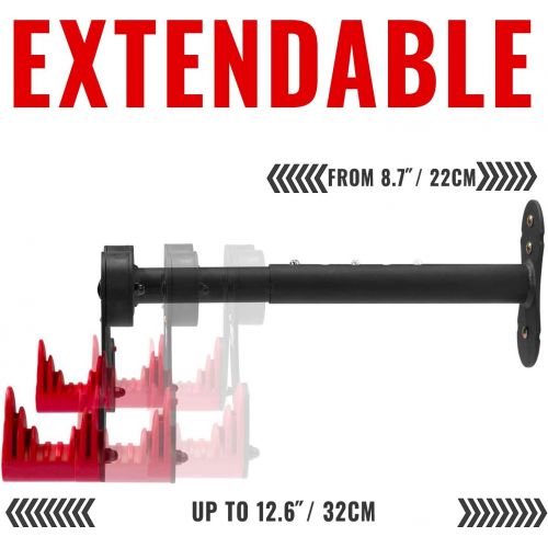 프로 PRO BIKE TOOL Bike Wall Mount - Horizontal Indoor Storage Rack for 1 Bicycle in Garage or Home - Cycling Hanger - Safe and Secure Holder, Hook for Bicycles - Hang Your Road, Mountain or Hybrid B