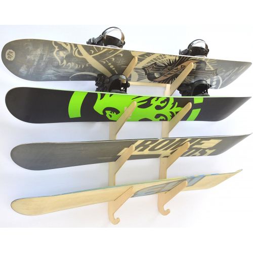 프로 [아마존베스트]Pro Board Racks The Lifty Snowboard Wall Rack (Holds 4)