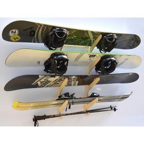 프로 [아마존베스트]Pro Board Racks The Lifty Snowboard Wall Rack (Holds 4)