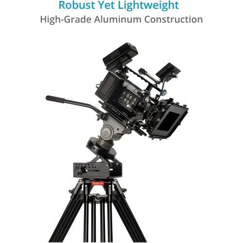 프로 [아마존베스트]PROAIM Mitchell Wedge Tilt Levelling Camera Mount Plate for Mitchell Fluid Head, Tripod Stand | For Over & Under-Slung Tracking & Static Shots, Tilt Angle - 0° to 105° Payload - 10